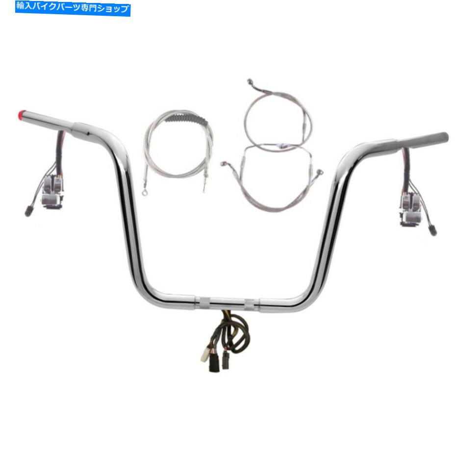 クロームパーツ 1 1/4 "Chrome 12" Prewread Wild 1 502 Kit 2008-2013ハーレーロードキングクルーノブ 1 1/4" Chrome 12" Prewired Wild 1 502 Kit 2008-2013 Harley Road King Cruis NoABS【並行輸入品】|Us Custom Parts Shop USDM