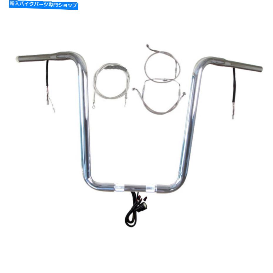 クロームパーツ 1 1/4 "Chrome 16" 1 1/4" Chrome 16" Prewired Narrow Bar Kit 2014-2016 Harley Road King No ABS【並行輸入品】|Us Custom Parts Shop USDM