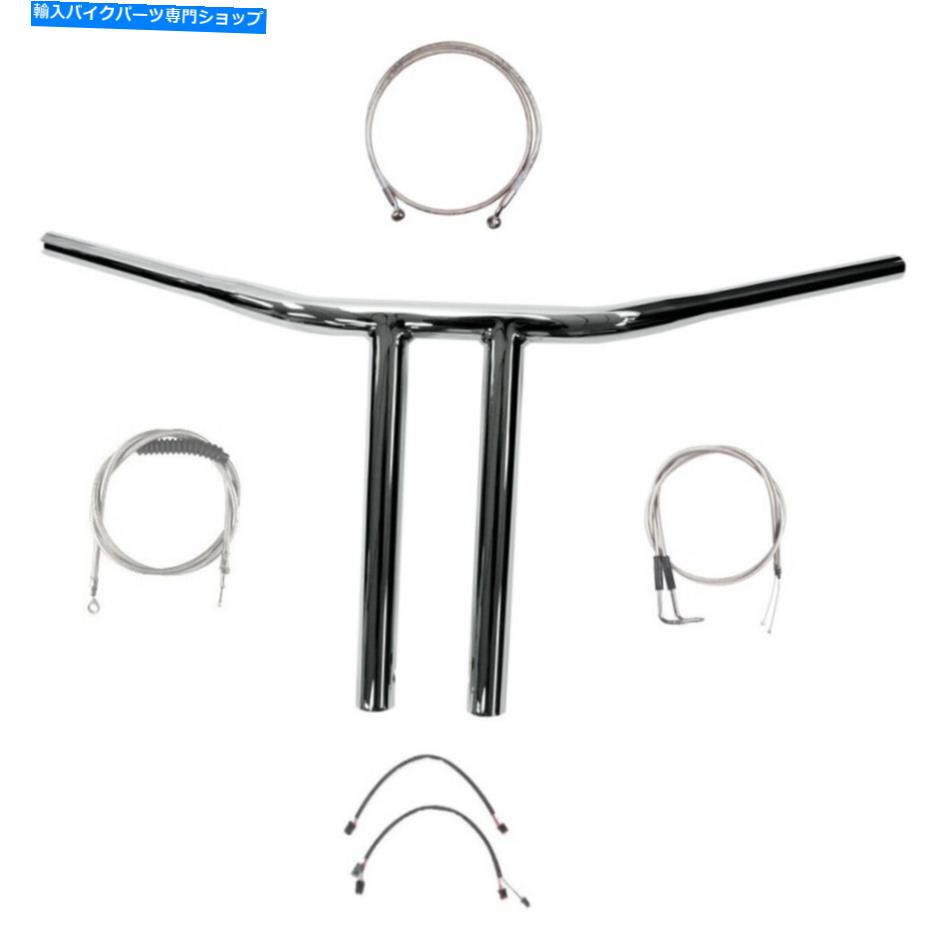 クロームパーツ 1 1/4 "Chrome 12" Chopper Tハンドルバーキット2011-2015ハーレーソフテイルなしABS 1 1/4" Chrome 12" Chopper T Handlebar Kit 2011-2015 Harley Softail No ABS【並行輸入品】｜Us Custom Parts Shop USDM