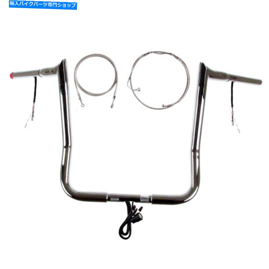 クロームパーツ 1 1/4 "Chrome 17" Diablo Prewired Bar Kit 2016&Up Harley Ultra Classic W / ABS 1 1/4" Chrome 17" Diablo Prewired Bar Kit 2016 & Up Harley Ultra Classic w/ABS【並行輸入品】|Us Custom Parts Shop USDM