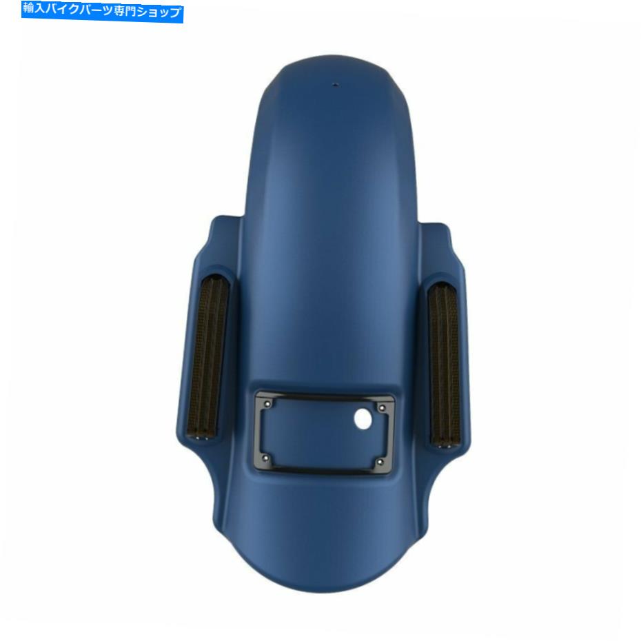 クロームパーツ AdvanBlack Legend Blue Denim Dominator 2014+ハーレーのリアフェンダーストレッチリアフェンダー Advanblack Legend Blue Denim Dominator Stretched Rear Fender For 2014+ Harley【並行輸入品】