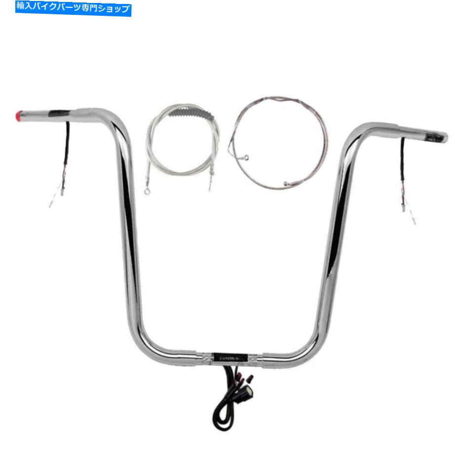 クロームパーツ 1 1/4 "Chrome 18" 1 1/4" Chrome 18" Prewired Wild 1 570 Bar Kit 2014-2016 Harley Road King w/ABS【並行輸入品】｜Us Custom Parts Shop USDM