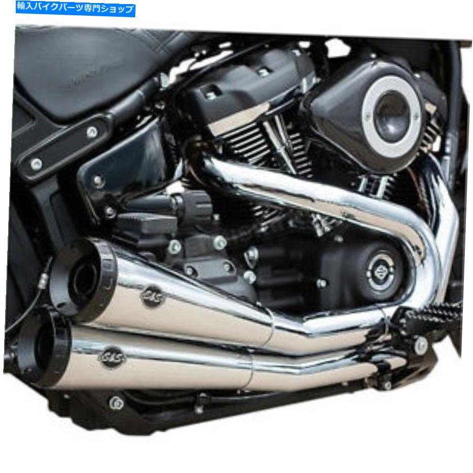 クロームパーツ S＆Sサイクルクロームグランドナショナル2-IND-2エキゾーストシステム - 550-0816A S&S Cycle Chrome Grand National 2-Into-2 Exhaust System - 550-0816A【並行輸入品】