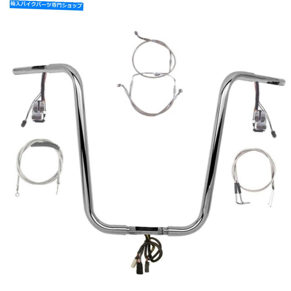 クロームパーツ 1 1/4 "Chrome 20" Prewread Wild 1 571 Bar Kit 2007ハーレーロードグライドクルーズなし 1 1/4" Chrome 20" Prewired Wild 1 571 Bar Kit 2007 Harley Road Glide No Cruise【並行輸入品】|Us Custom Parts Shop USDM