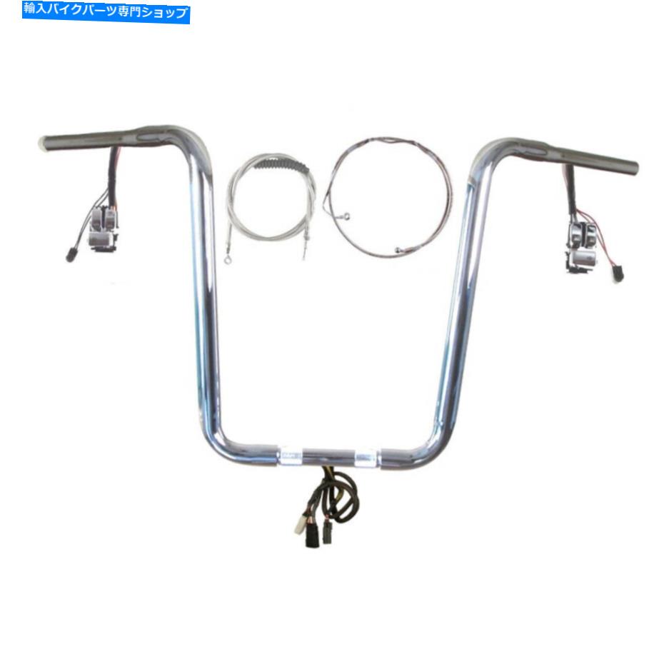 クロームパーツ 1 1/4 "Chrome 16" Prewread Narn Bar Kit 2008-2013ハーレーロードキングABS /クルーズ 1 1/4" Chrome 16" Prewired Narrow Bar Kit 2008-2013 Harley Road King ABS/Cruise【並行輸入品】｜Us Custom Parts Shop USDM