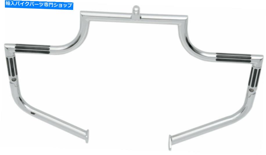 クロームパーツ リンドビーツインバーフロントハイウェイバー（クロム）1997-2016 H-D FLHT、FLHX、FLHR Lindby TWINBAR Front Highway Bars (Chrome) 1997-2016 H-D FLHT, FLHX, FLHR【並行輸入品】