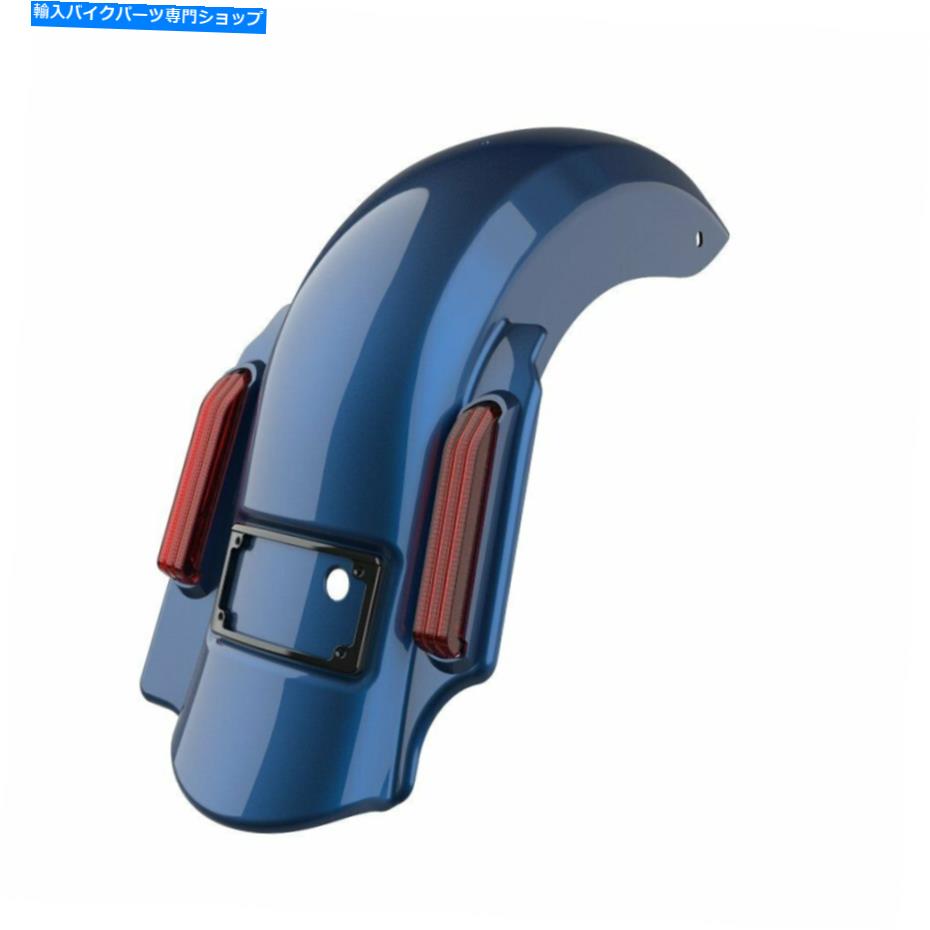クロームパーツ ダークブルーパールドミネーターストレッチリアフェンダー2に1フィットハーレー09-13 Dark Blue Pearl Dominator Stretched Rear Fender 2 into 1 Fits Harley 09-13【並行輸入品】｜Us Custom Parts Shop USDM