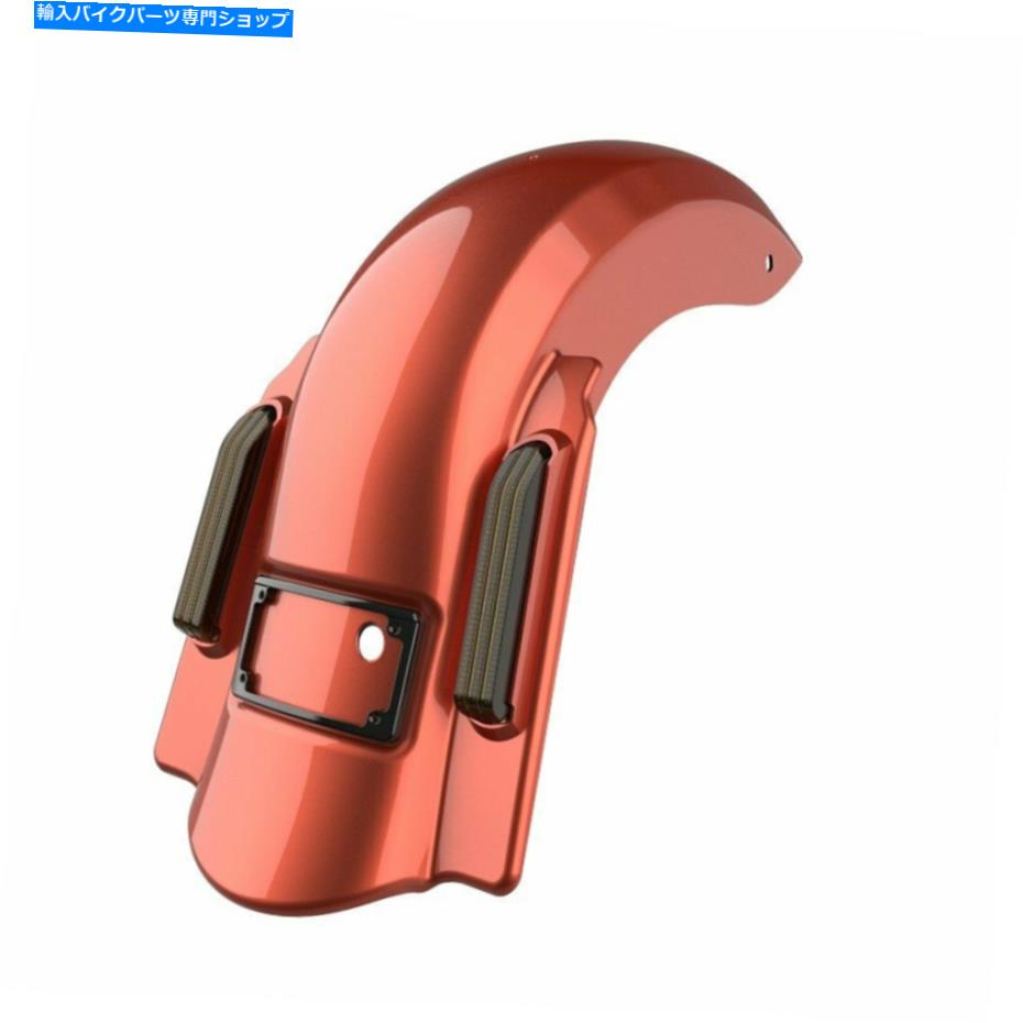 クロームパーツ セドナオレンジドミネーターストレッチリアフェンダーなしカットオブハーレー2009-2013 Sedona Orange Dominator Stretched Rear Fender No CutoutFor Harley 2009-2013【並行輸入品】
