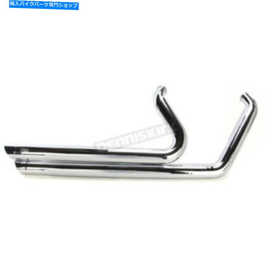 クロームパーツ バンス＆ハインズクロームビッグショットスタガイドエキゾーストシステム - 17939（CAへの船なし） Vance & Hines Chrome Big Shots Staggered Exhaust System - 17939 (no ship to CA)【並行輸入品】