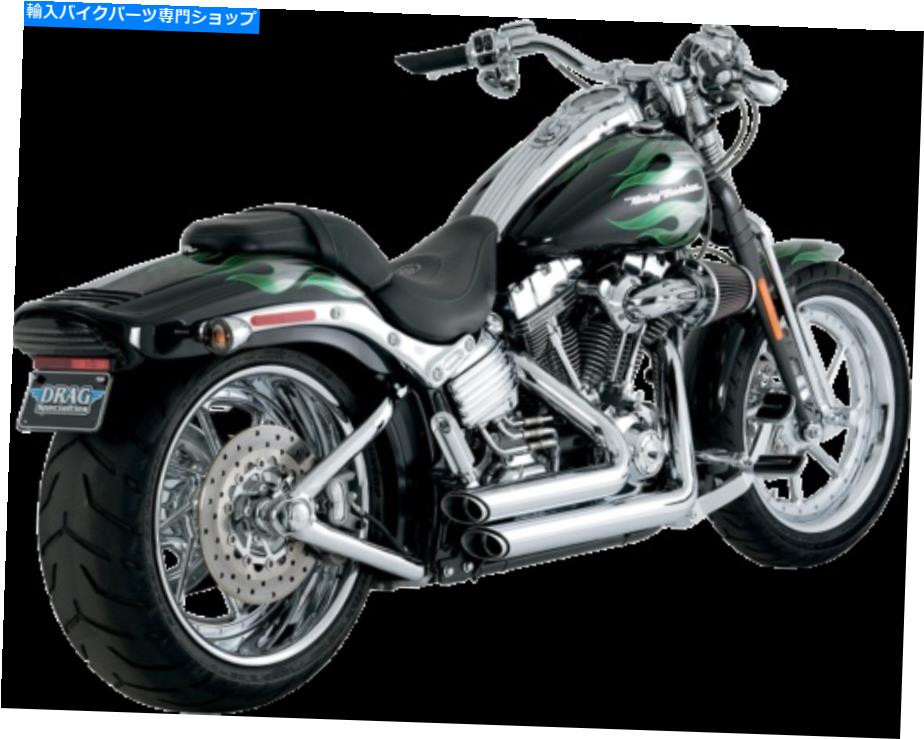 クロームパーツ Vance＆Hines Shortshots Stagged Equaisted - Harley 86-11 Softail / Chrome Vance & Hines Shortshots Staggered Exhaust - Harley 86-11 Softail / Chrome【並行輸入品】