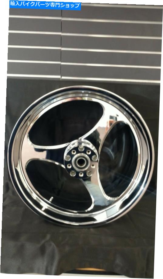 クロームパーツ Harley Turbo Chrome CNCビレットアルミ合金ワイドホイール18 \
