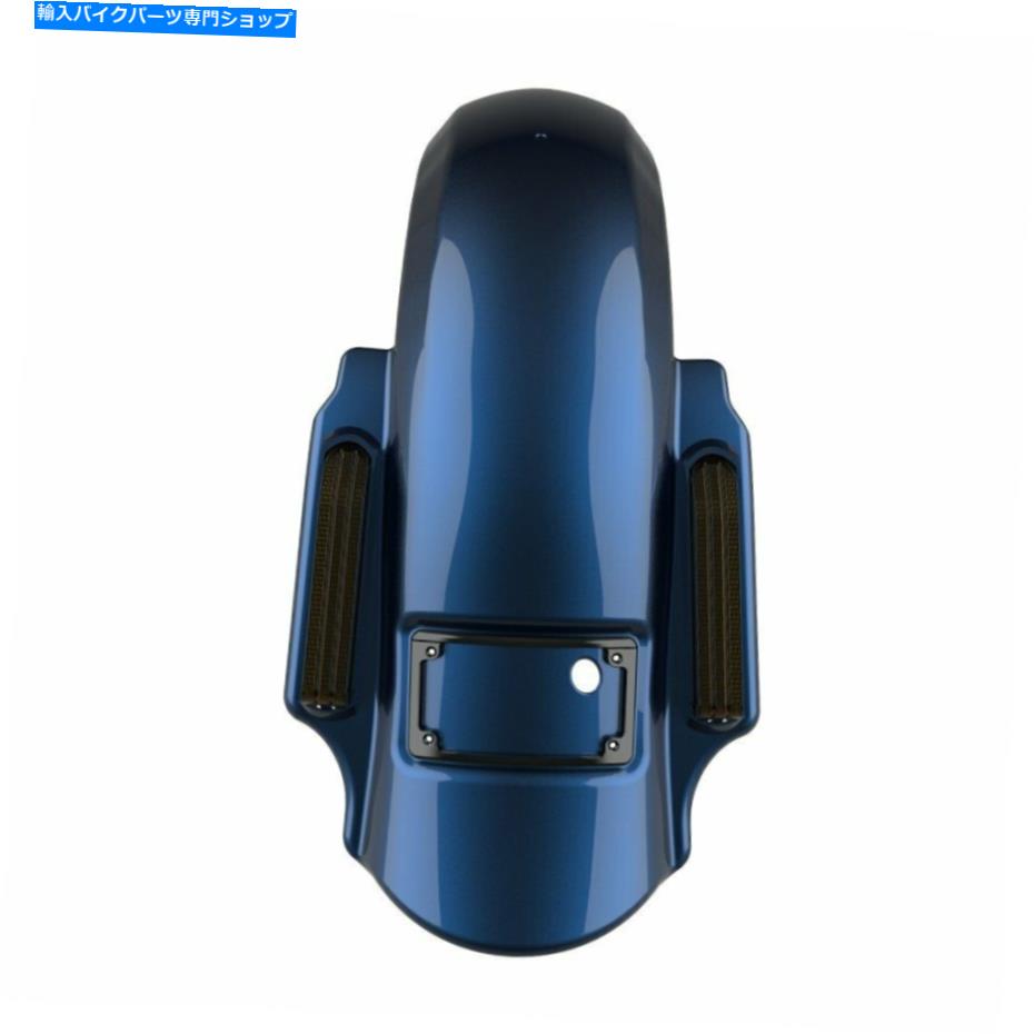 クロームパーツ ビッグブルーパールドミネーターストレッチリアフェンダーフィットハーレー2009-2013 Big Blue Pearl Dominator Stretched Rear Fender Fits Harley 2009-2013【並行輸入品】