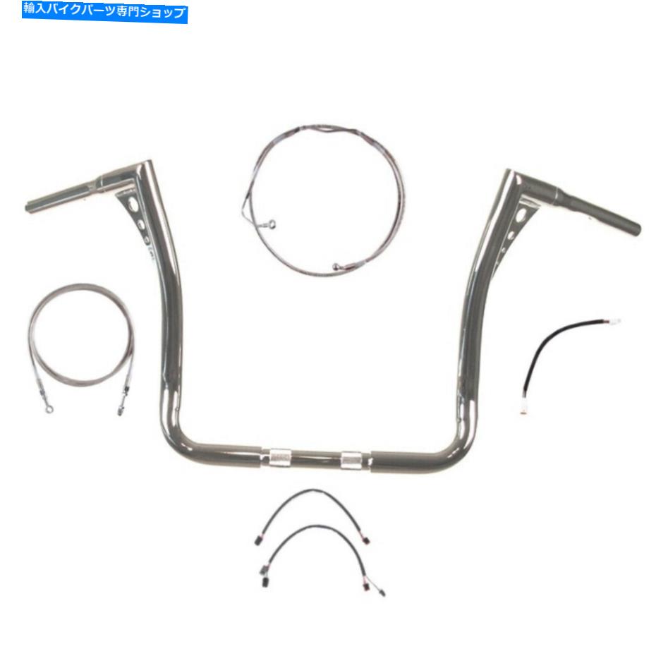 【楽天市場】クロームパーツ 1 1/4 "Chrome 15" ZBARハンドルバーキット2016＆UPハーレーウルトラストリートグライドW