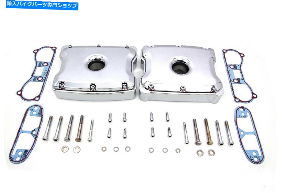 クロームパーツ FXST FXR FXR FLT 1984-1998ハーレーダビッドソンオートバイのためのクロムロッカーボックスセット Chrome Rocker Box Set for FXST FLST FXR FLT 1984-1998 Harley Davidson motorcycle【並行輸入品】