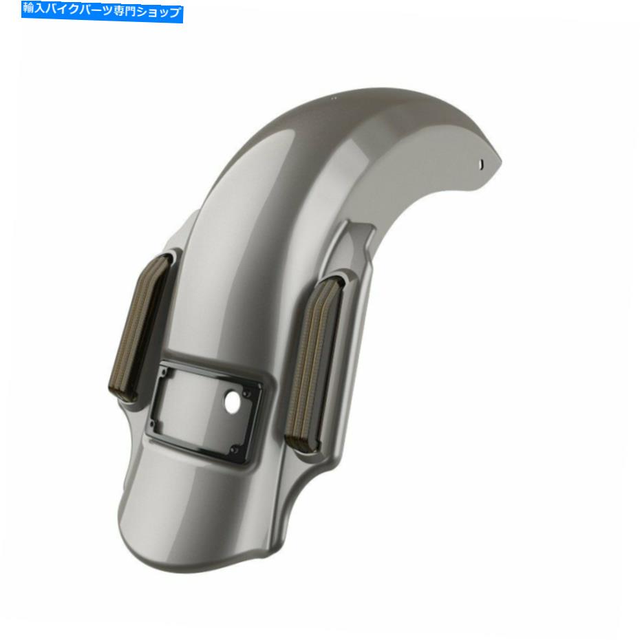 クロームパーツ Pewter Pearl Dominatorストレッチリアフェンダーフィットハーレー2009-2013 Pewter Pearl Dominator Stretched Rear Fender Fits Harley 2009-2013【並行輸入品】