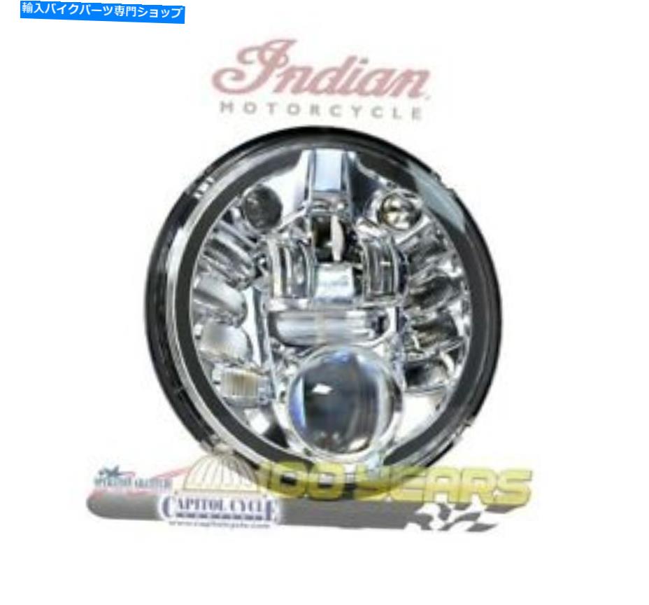 クロームパーツ 2884860-156 OEMインドの経験面適応LEDヘッドライト、クロム 2884860-156 OEM Indian Pathfinder Adaptive LED Headlight, Chrome【並行輸入品】