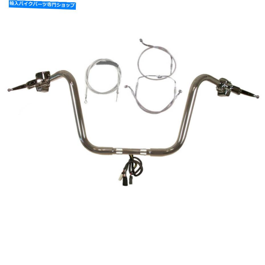 クロームパーツ 1 1/4 "Chrome 13" APEハンガーキット2008-2013ハーレーロードグライドW /クルーズなしABS 1 1/4" Chrome 13" Ape Hanger Kit 2008-2013 Harley Road Glide w/Cruise No ABS【並行輸入品】|Us Custom Parts Shop USDM