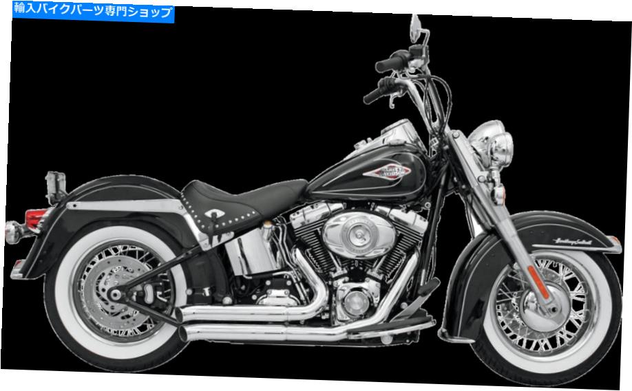 クロームパーツ BASSANI 2-2 Chrome Firesweep排出86-17ハーレーソフトFLSTF FXST FLST Bassani 2-2 Chrome FireSweep Exhaust for 86-17 Harley Softail FLSTF FXST FLST【並行輸入品】