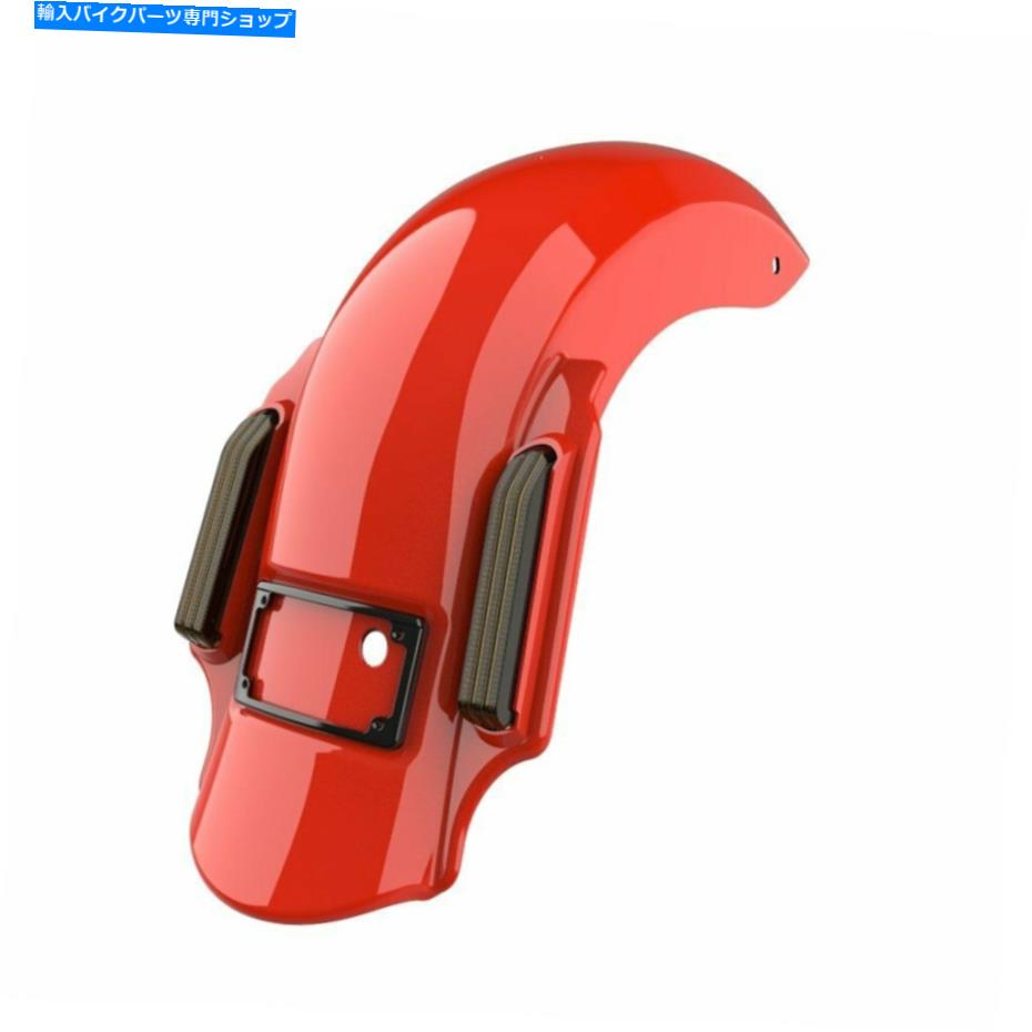 クロームパーツ Laguna Orange Dominatorは14+ハーレーダビッドソンツーリングのためのリアフェンダーを伸ばした Laguna Orange Dominator Stretched Rear Fender For 14+ Harley Davidson Touring【並行輸入品】