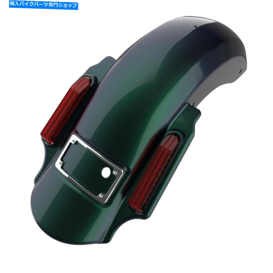 クロームパーツ AdvanBlackヘビ毒毒の支配者はリアフェンダーフィット2014+ハーレーツーリング Advanblack Snake Venom Dominator Stretched Rear Fender Fits 2014+ Harley Touring【並行輸入品】