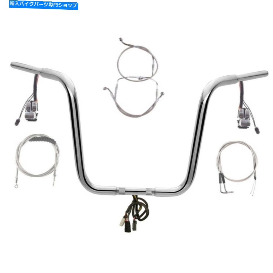 クロームパーツ 1 1/4 "Chrome 14" Prewread Wild 1 572 Bar Kit 1998-2006ハーレーロードグライドNOCRUZ 1 1/4" Chrome 14" Prewired Wild 1 572 Bar Kit 1998-2006 Harley Road Glide NoCruz【並行輸入品】｜Us Custom Parts Shop USDM