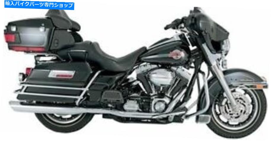クロームパーツ バンス＆ハインズドレッサーデュアルヘッダ排気パイプクローム95-08ハーレーツーリング VANCE & HINES Dresser Duals Headers Exhaust Pipe Chrome 95-08 Harley Touring【並行輸入品】