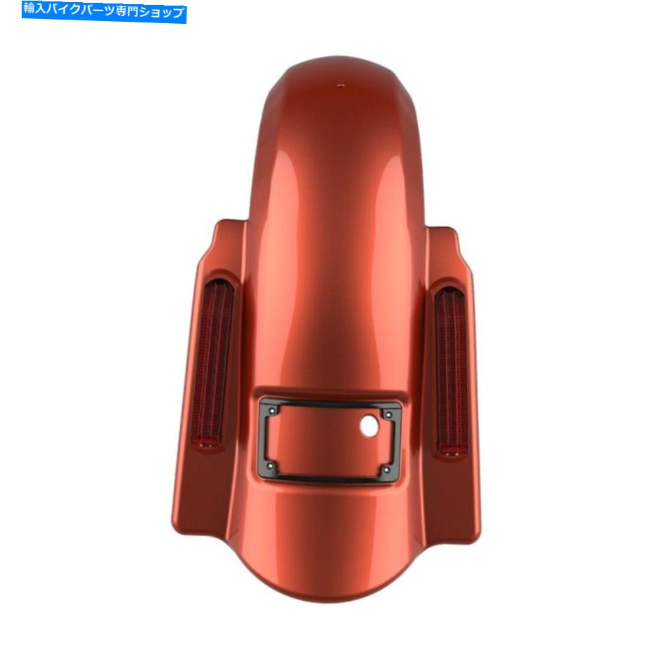 クロームパーツ セドナオレンジドミネーターストレッチリアフェンダーなしカットオブハーレー2009-2013 Sedona Orange Dominator Stretched Rear Fender No CutoutFor Harley 2009-2013【並行輸入品】