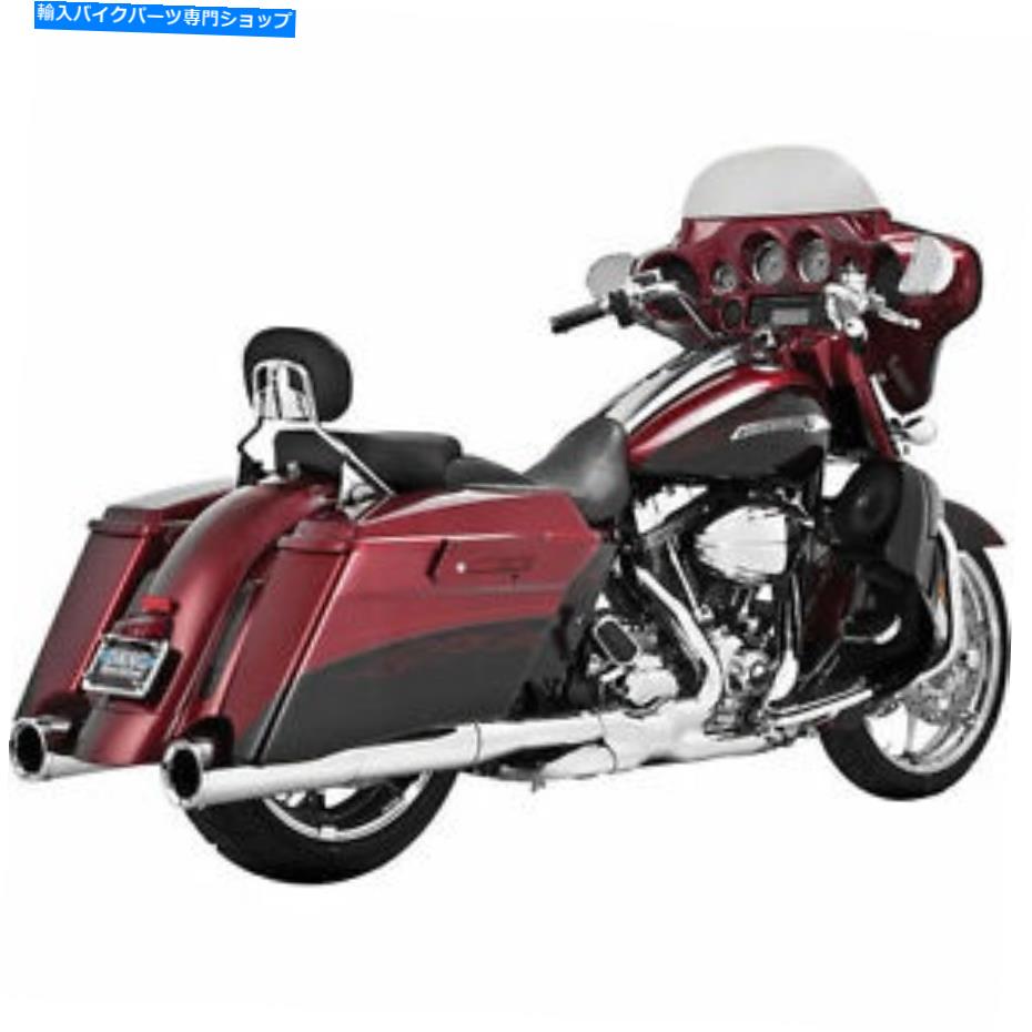 クロームパーツ ハーリー'09-'16ツーリングのためのバンスとハインズクロームパワーデュアルヘッドパイプ Vance and Hines Chrome Power Duals Head Pipes for Harley '09-'16 Touring【並行輸入品】｜Us Custom Parts Shop USDM