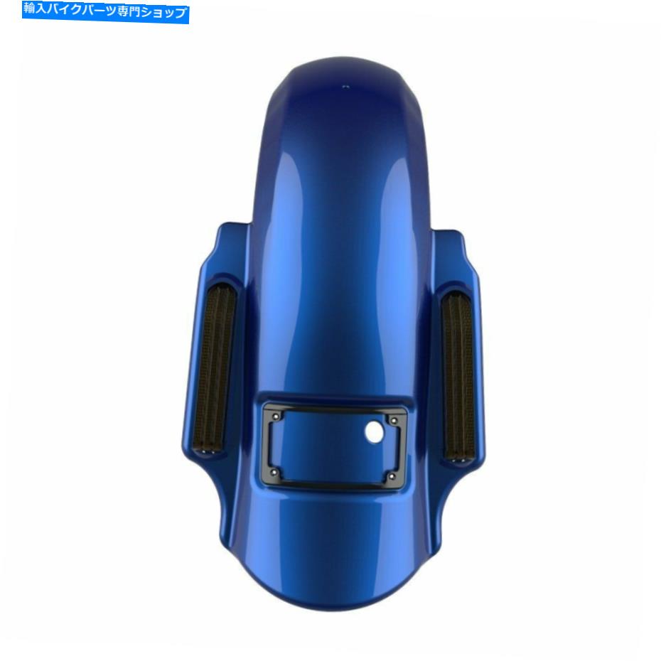 クロームパーツ スーペリアブルーの支配者の伸びたリアフェンダーは14+ハーレーダビッドソンツーリング Superior Blue Dominator Stretched Rear Fender For 14+ Harley Davidson Touring【並行輸入品】