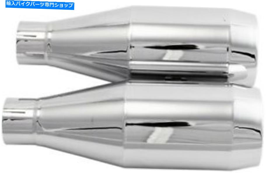 クロームパーツ トックスリップオンマフラークローム＃TM-3042CHインド/勝利スカウト/オクタン Trask Slip-On Mufflers Chrome #TM-3042CH Indian/Victory Scout/Octane【並行輸入品】