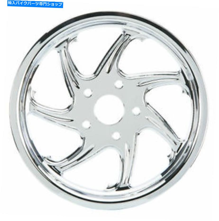 クロームパーツ ハードドライブF2120C66SUカスタムプーリーフロークロム66TX20MM HARDDRIVE F2120C66SU Custom Pulley Flow Chrome 66TX20MM【並行輸入品】