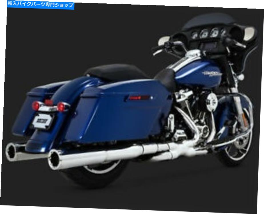 クロームパーツ ヴァンスとハインズパワーデュアルハーレーダビッドソンフルフフフフフフフフルクロム VANCE AND HINES POWER DUALS HARLEY DAVIDSON FLH FLT 09-16 CHROME【並行輸入品】 107,691円