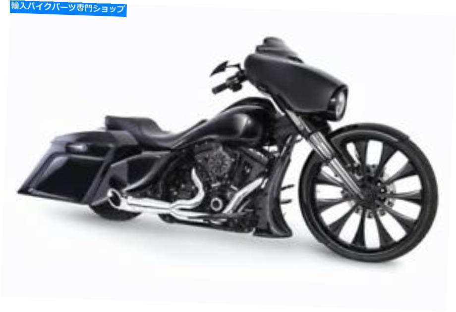 クロームパーツ Freedom Flh / Flt 2 1ターンアウト排気クロムW /クロムエンドHD00836 Freedom FLH/FLT 2 Into 1 Turn-Out Exhaust Chrome w/ Chrome Ends HD00836【並行輸入品】