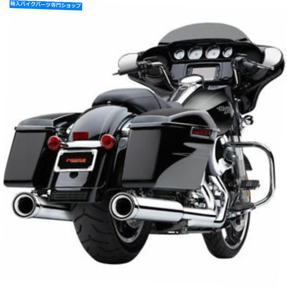 クロームパーツ COBRA NHシリーズ近隣嫌いな嫌いなカリムスリップ95-16ハーレーツーリング Cobra NH Series Neighbor Haters Chrome Slip On Mufflers For 95-16 Harley Touring【並行輸入品】