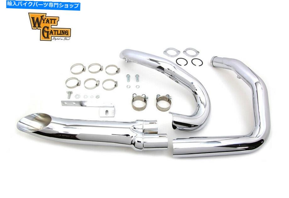 クロームパーツ 1つのPerf Header Pipesへの新しいChrome 2はハーレースポーツスターXL 1986-2003 NEW CHROME 2 INTO 1 PERF HEADER PIPES TURN OUT HARLEY SPORTSTER XL 1986-2003【並行輸入品】