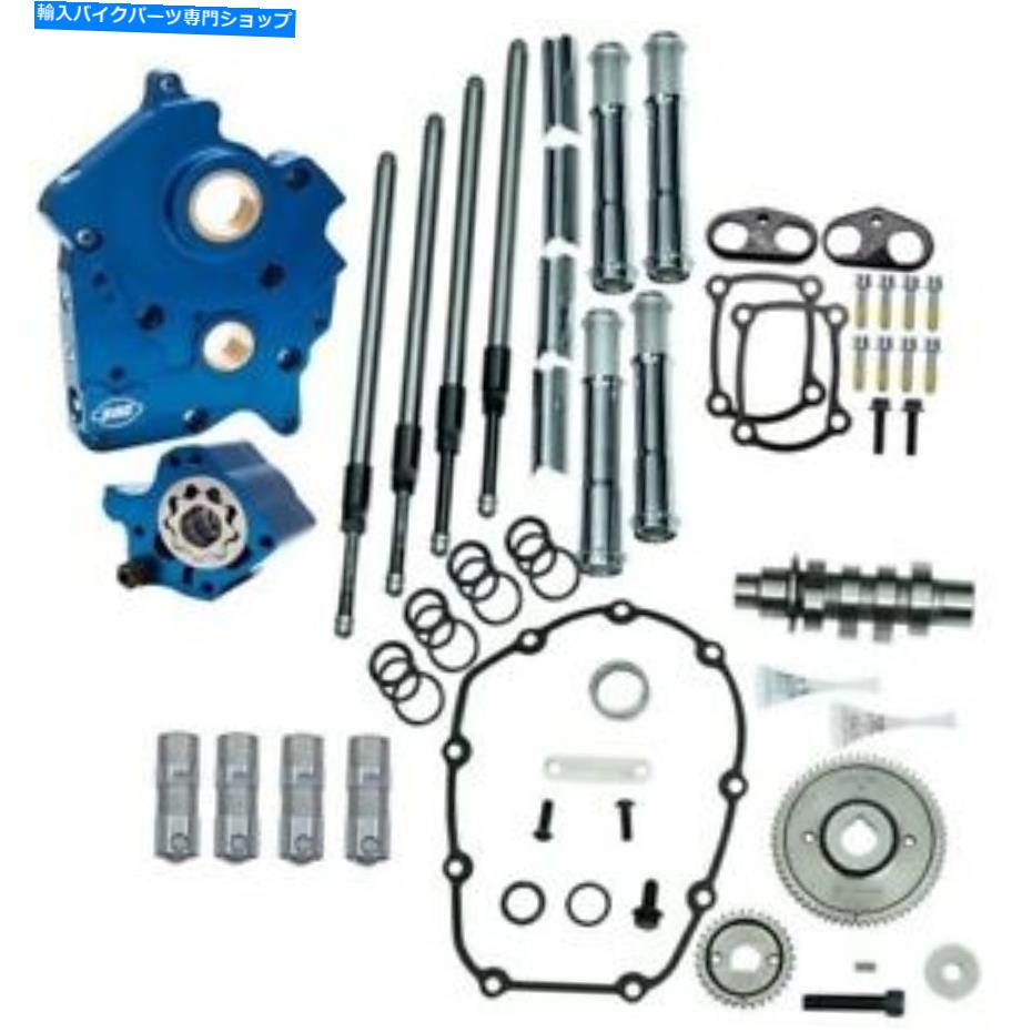 クロームパーツ S&S 475Gギアドライブカムチェストキットクロームプッシュロッド水冷ハーリーM8エンジン S&S 475G Gear Drive Cam Chest Kit Chrome Pushrods Water Cooled Harley M8 Engine【並行輸入品】|Us Custom Parts Shop USDM