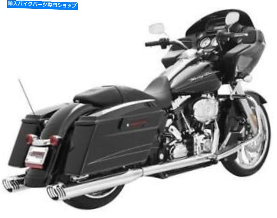 クロームパーツ フリーダム性能レーシングデュアルフルエキゾーストシステムクロム＃HD00134 Freedom Performance Racing Dual Full Exhaust System Chrome #HD00134【並行輸入品】