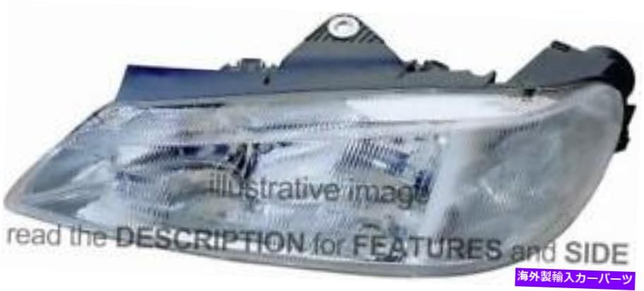 USヘッドライト LHDヘッドライトPeugeot 406 1995-1999右側6205J1 LHD Headlight Peugeot 406 1995-1999 Right Side 6205J1【並行輸入品】