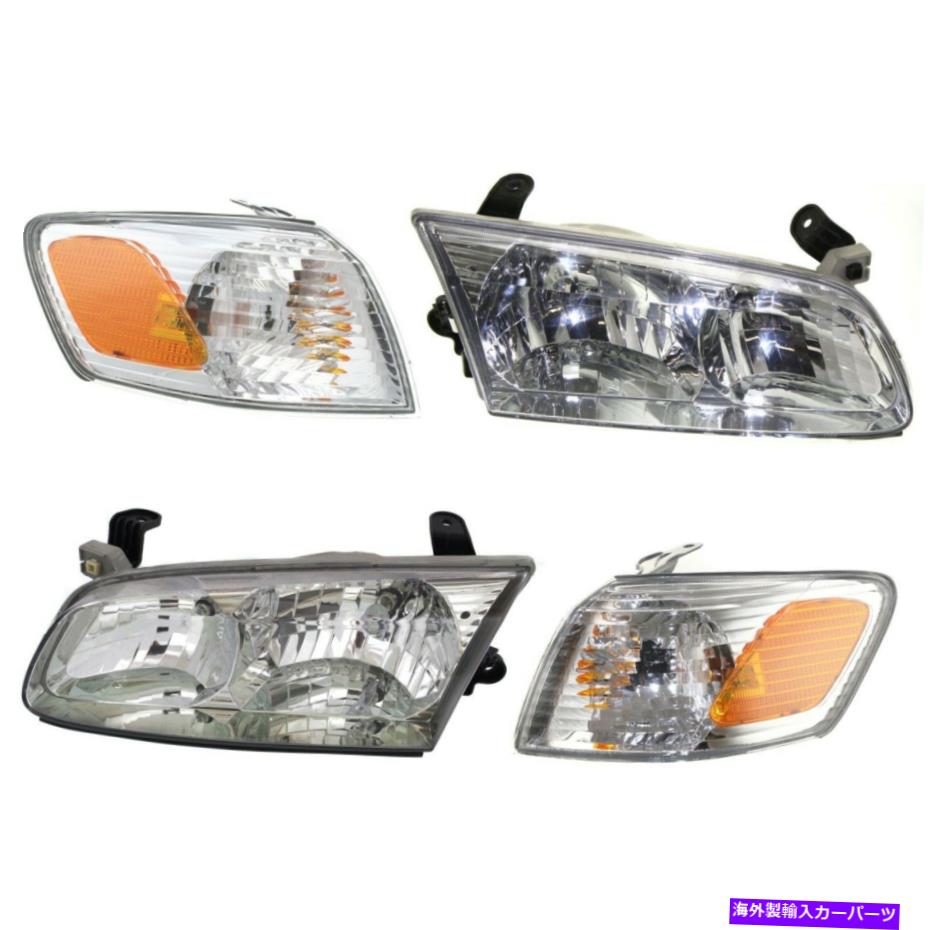 USヘッドライト ヘッドライトコーナーライトランプキット4 00-01 TOYOTA CAMRY NEW Headlight Corner Light Lamp Kit Set of 4 for 00-01 Toyota Camry NEW【並行輸入品】