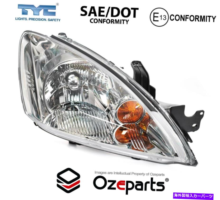 USヘッドライト rh rhs右ヘッドライトランプクロム三菱ランサーCH 03~08セダンワゴン RH RHS Right Head Light Lamp Chrome For Mitsubishi Lancer CH 03~08 Sedan Wagon【並行輸入品】