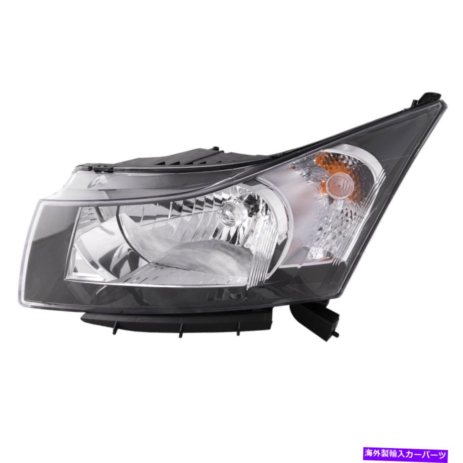 USヘッドライト ヘッドライト左の運転手ハロゲンは12-15 Chevy Cruze（2番目のデザイン） Headlight Left Driver Side Halogen Fits 12-15 Chevy Cruze (2nd Design)【並行輸入品】