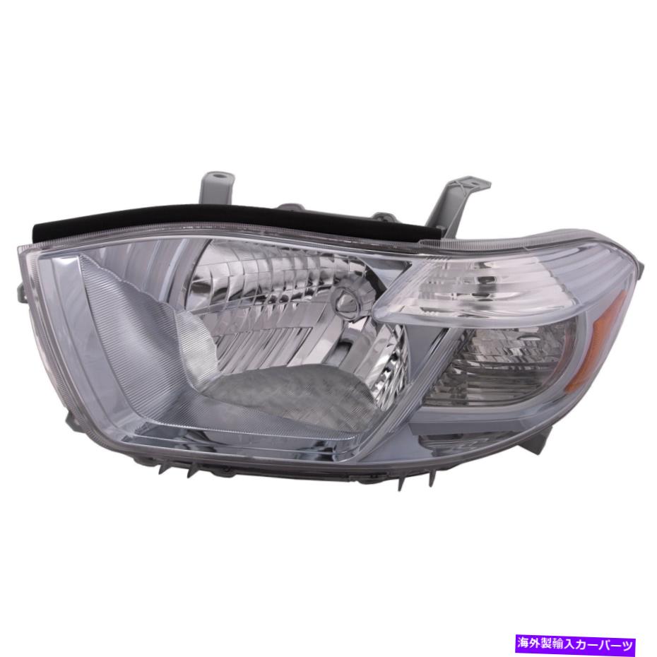 USヘッドライト Headlight 2008-2010 Toyota Highlander Hybridのための左のドライバ Headlight Left Driver For 2008-2010 Toyota Highlander Hybrid【並行輸入品】