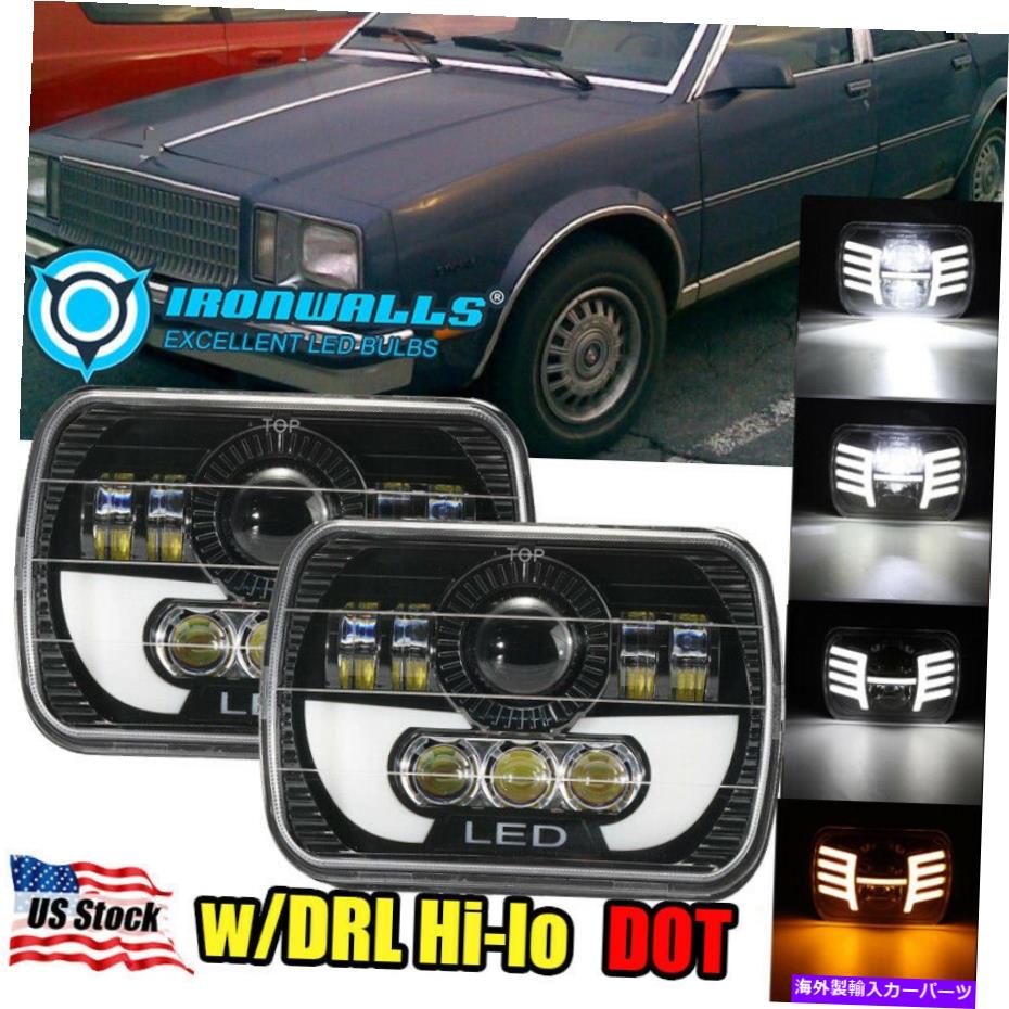 USヘッドライト Buick Skylark 1980-1985のための2倍7×6 \