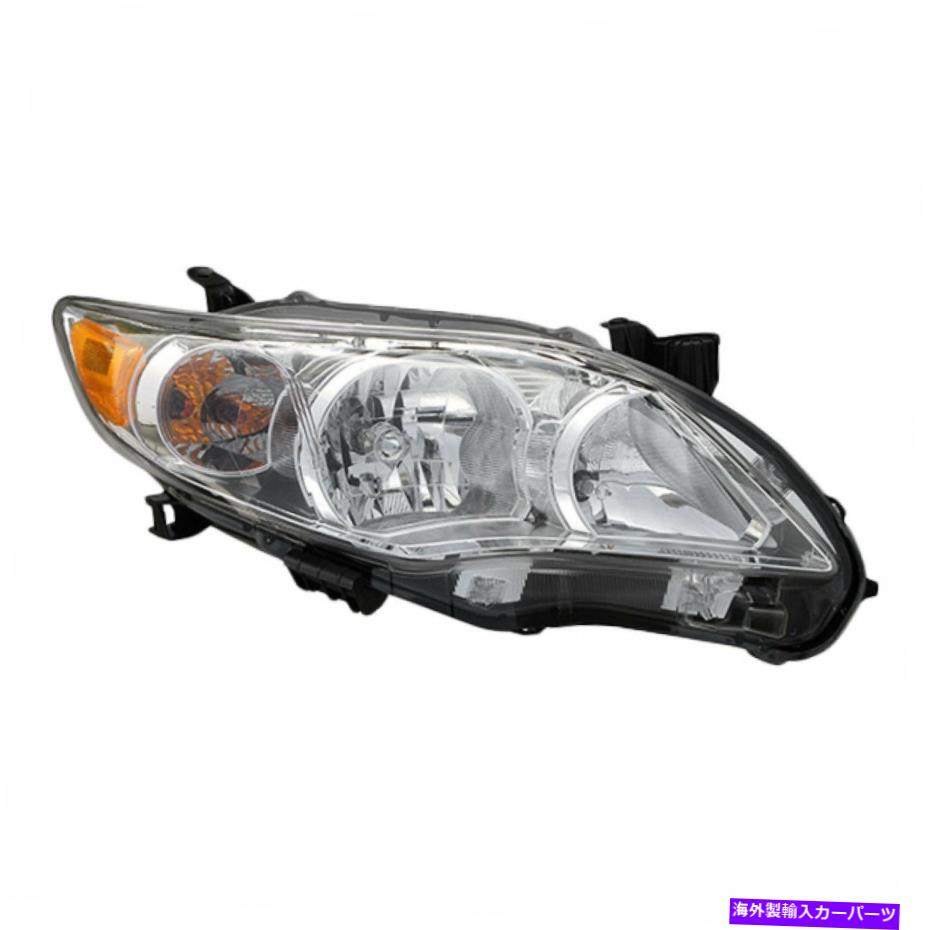 USヘッドライト フィット11~13トヨタカローラヘッドライトカナダ右助手席側 Fits 11-13 Toyota Corolla Headlight Canada Built Right Passenger Side【並行輸入品】