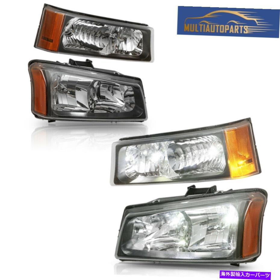 USヘッドライト 1ペアヘッドライトアセンブリ2003-2006シボレーSilverado 1500 2500 3500 HD 1 Pair Headlights Assembly for 2003-2006 Chevrolet Silverado 1500 2500 3500 HD【並行輸入品】