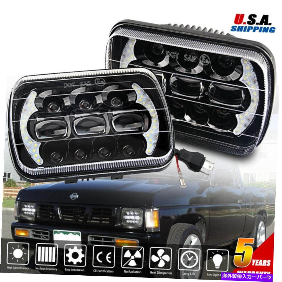 USヘッドライト トヨタピックアップトラック5X7「7×6」110W H6054ハローDRLシールビームLEDヘッドライト FOR TOYOTA PICKUP TRUCK 5X7\