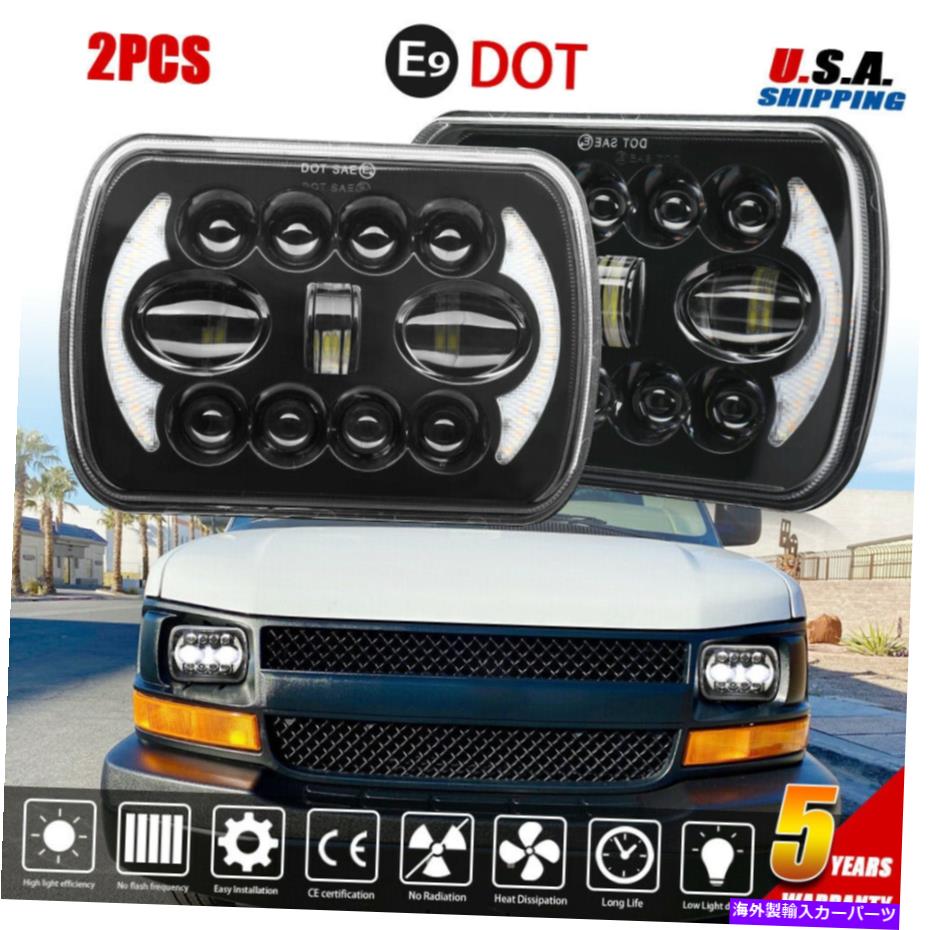 USヘッドライト Chevy Express Cargo Van 1500 2500 3500 Truck 7x6 \