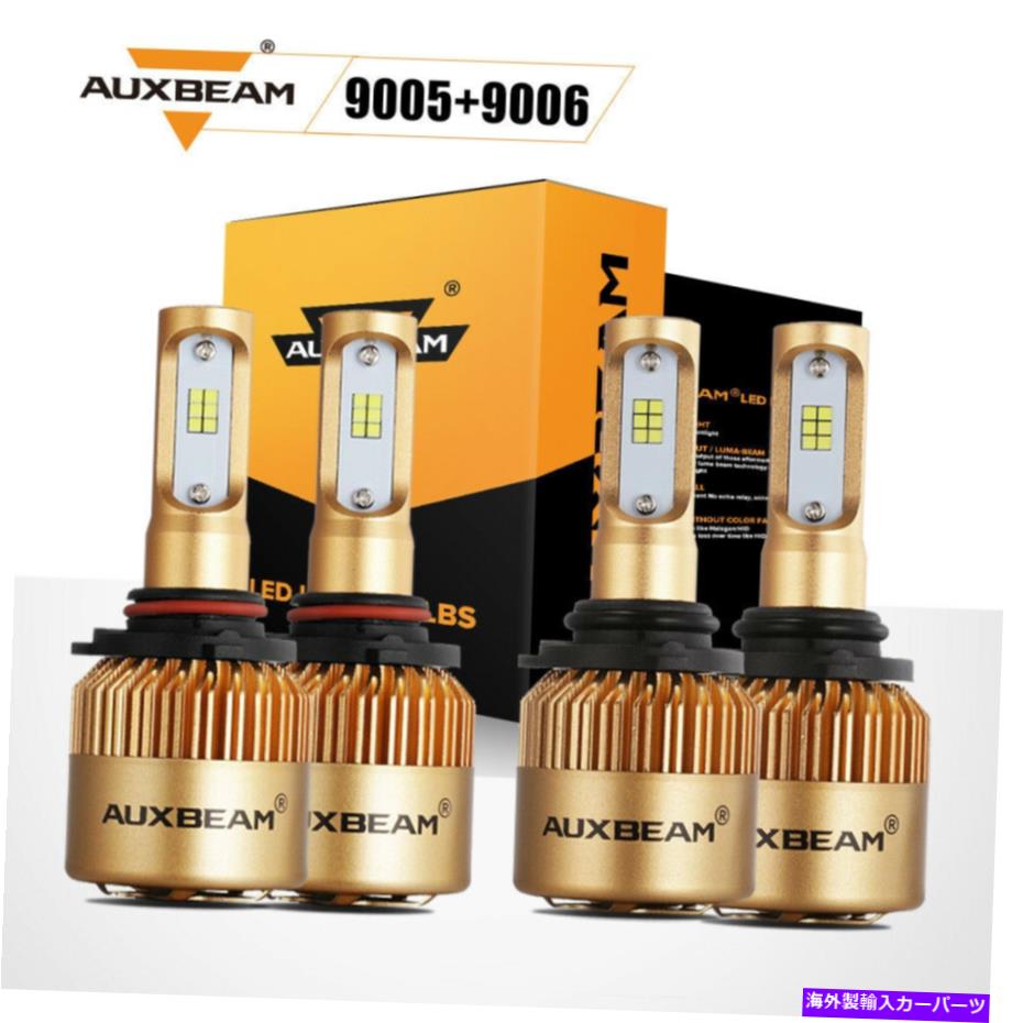 USヘッドライト AuxBeam 9005 9006高ロービームLEDの電球ヘッドライト6000Kクリアクールな白4個 AUXBEAM 9005 9006 High Low Beam LED Bulbs Headlight 6000K Clear Cool White 4PCS【並行輸入品】 32,871円