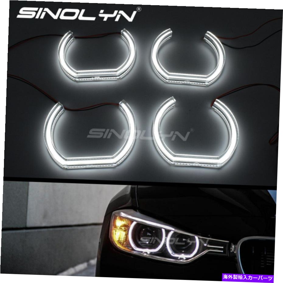 USヘッドライト アクリル7000K LED Angel Eyes Halo Rings for BMW E60 E90 E91 E82 E87 RetoFit Acrylic 7000K LED Angel Eyes Halo Rings For BMW E60 E90 E91 E82 E87 Retrofit【並行輸入品】