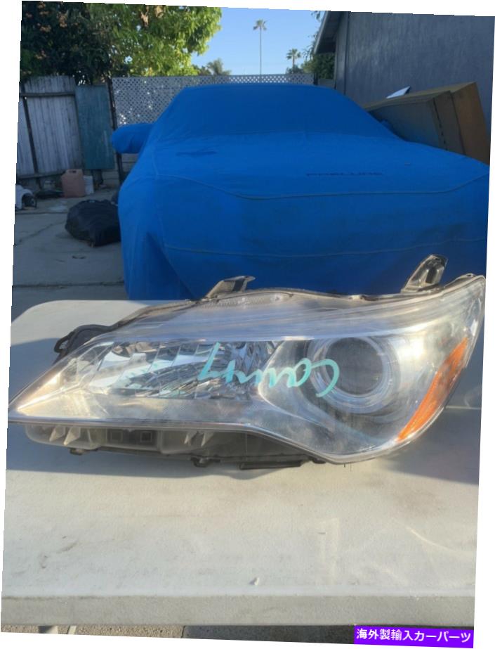 USヘッドライト 2015-17トヨタカムリー左ドライバーヘッドライトを使用しました 2015-17 Toyota Camry Left Driver Headlight USED【並行輸入品】